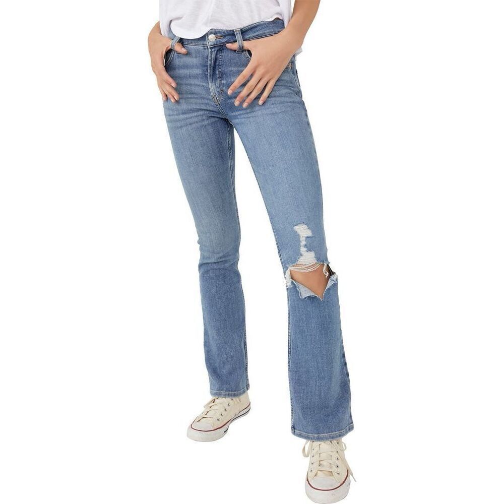 We the Free Free People Vintage Indigo Carmen Flare Jeans Women's Size 29
